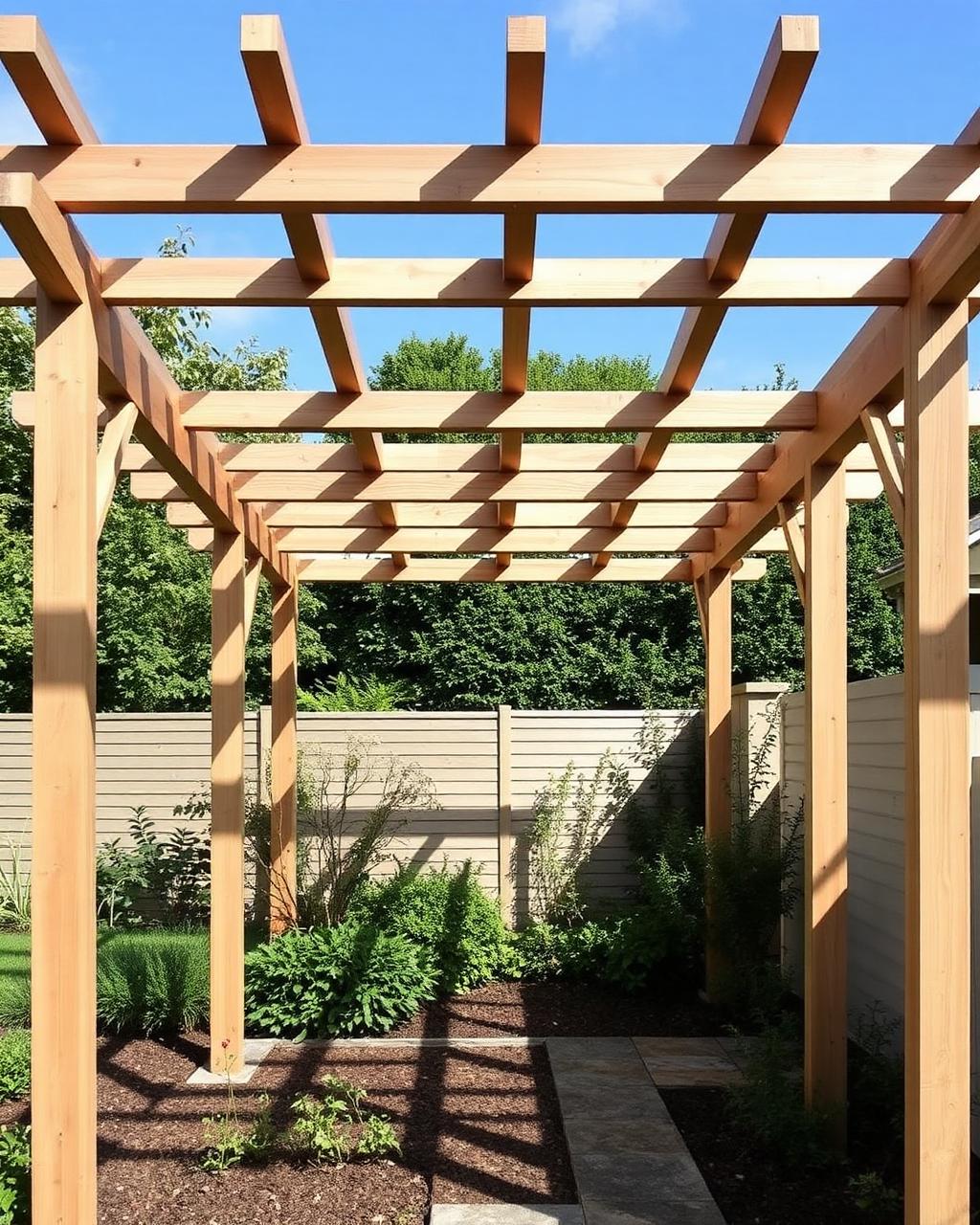 Pergola sur-mesure — charpentier cotentin à Barfleur